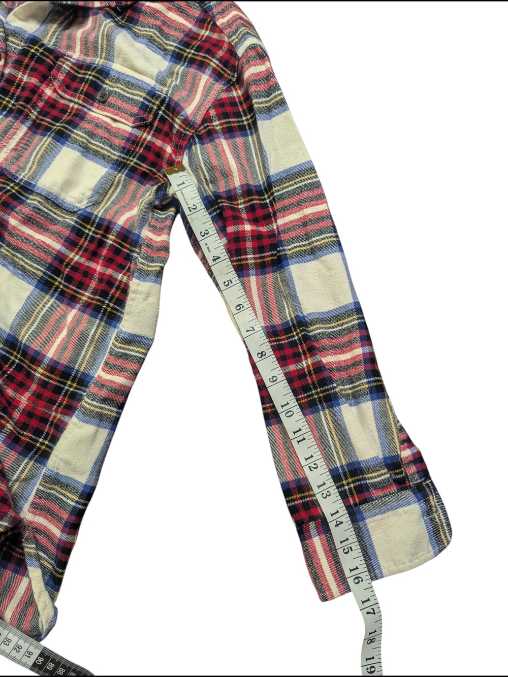 Roots Plaid Flannel Shacket Oversized Shirt Jacket XS - Picture 9 of 11